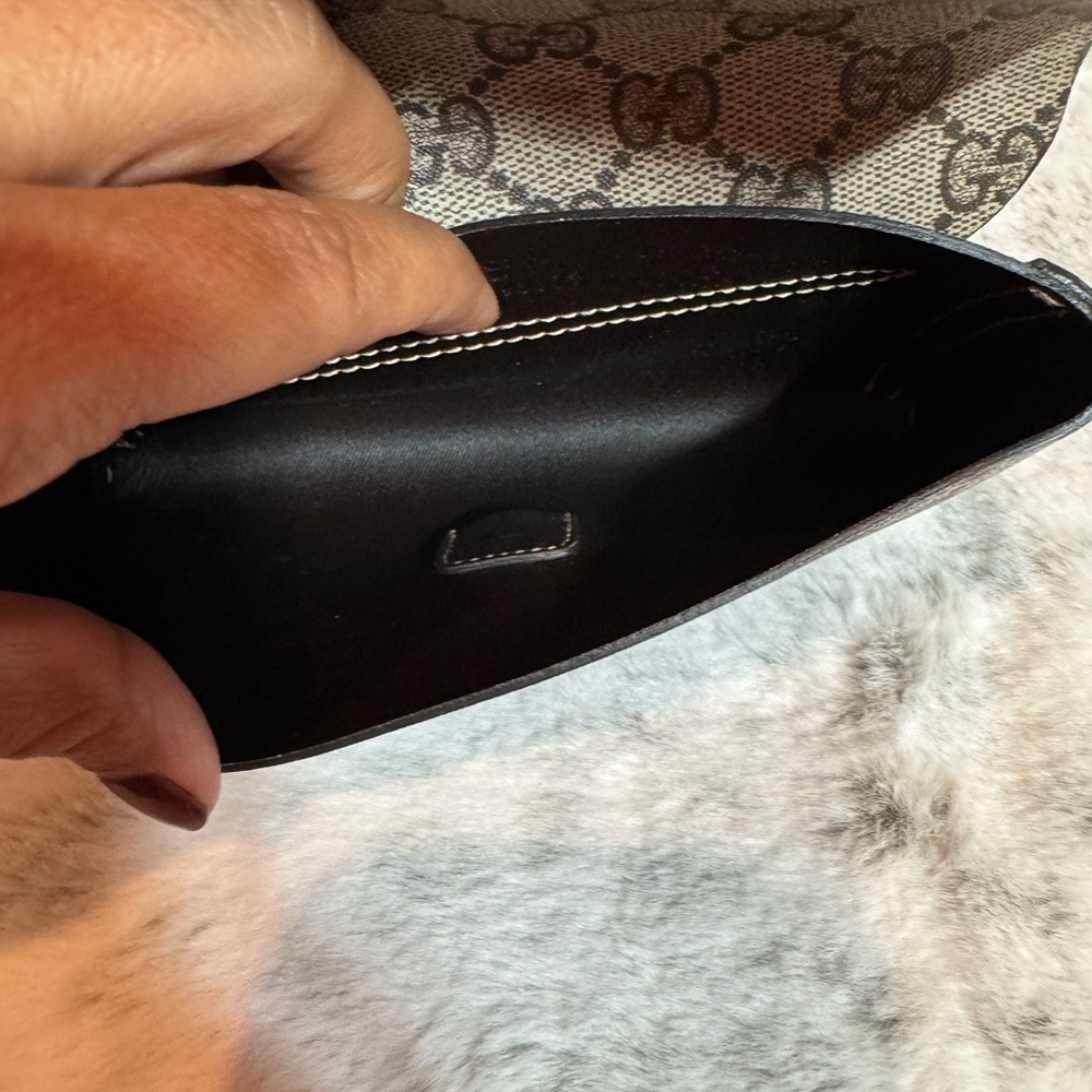 Gucci GG Supreme Canvas Clutch – Brown | Unisex | Excellent Condition P0298 - Picture 12 of 12